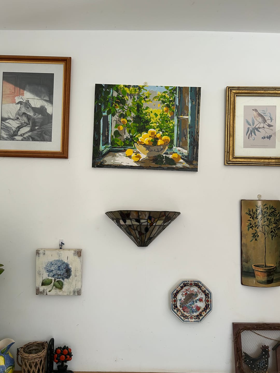 Customer photo review of Lemon Bowl at the Window | Paint by Number