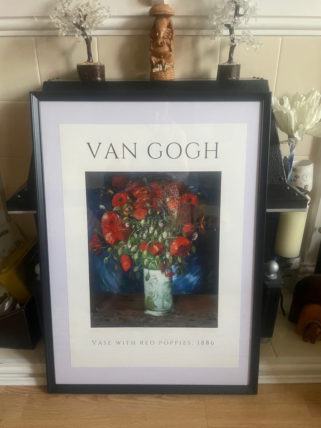 Customer photo review of Vase With Red Poppies - Van Gogh