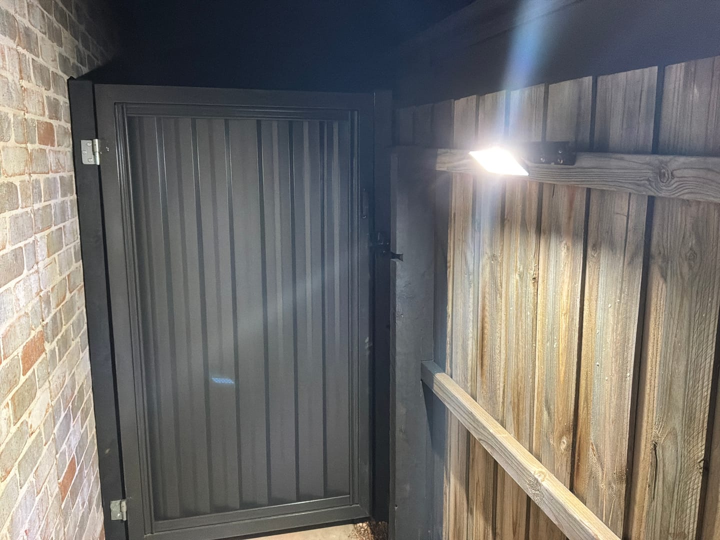 Customer photo review of Solar Sensor Light – 1600 Lumens