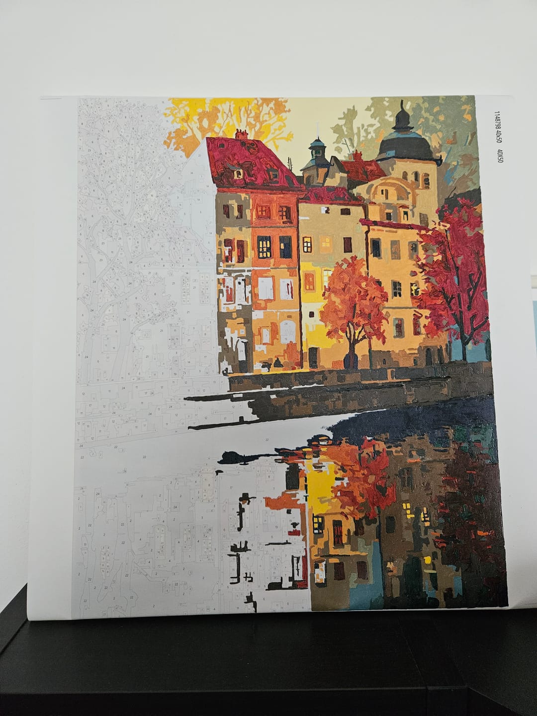 Customer photo review of Prague | Paint by Number