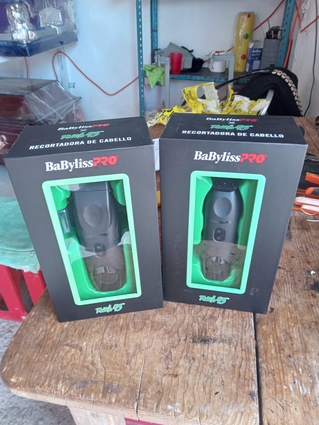 Customer photo review of BaByliss PRO - Combo Clipper y Trimmer Tomb45