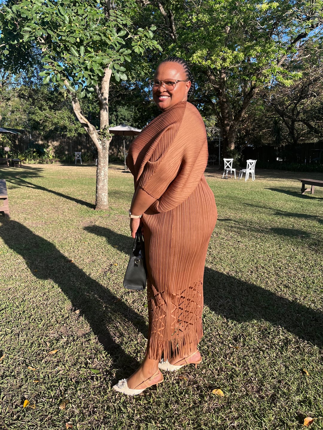 Customer photo review of Lunar Glow Dress