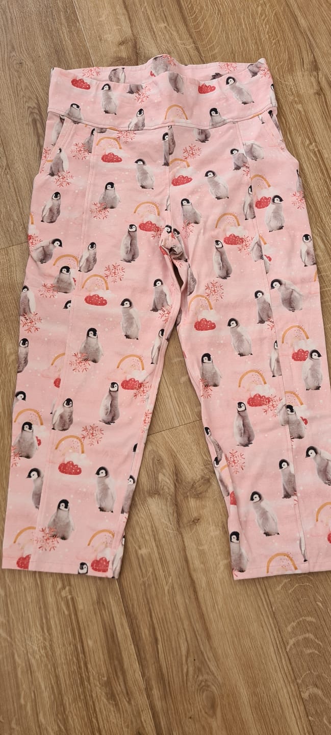 Customer photo review of Snowy Penguins Cotton Jersey Fabric
