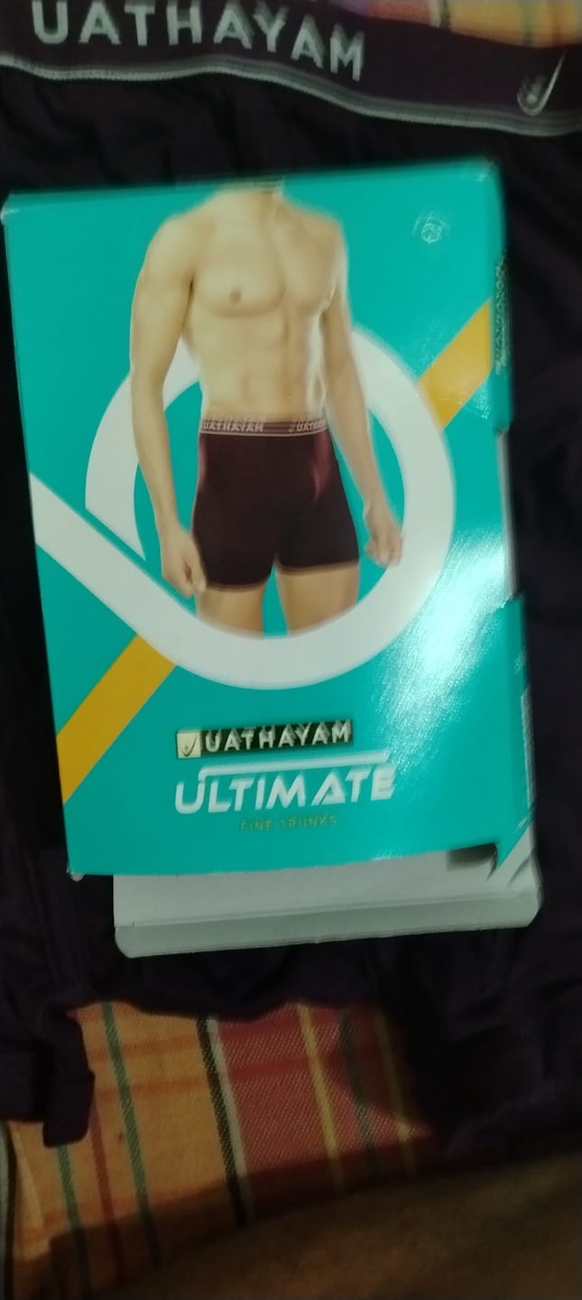 Customer photo review of Ultimate Fine - Assorted Colour Outer Elastic Trunks For Men | Uathayam