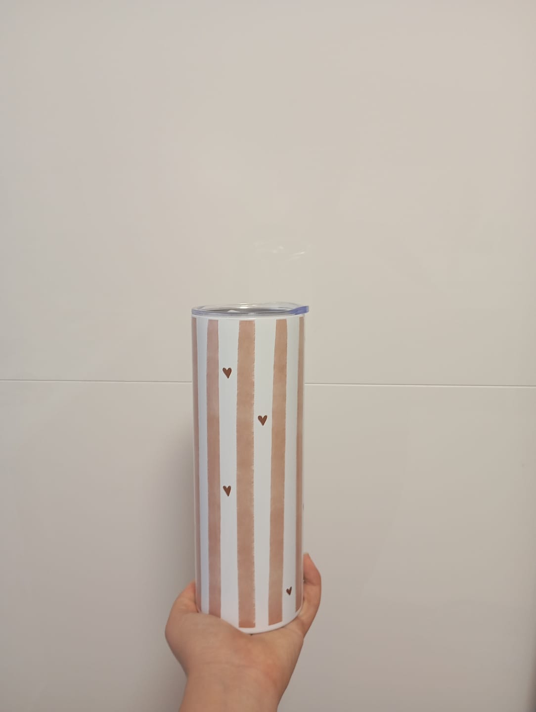 Customer photo review of Termo kelímek - Minimalistic hearts