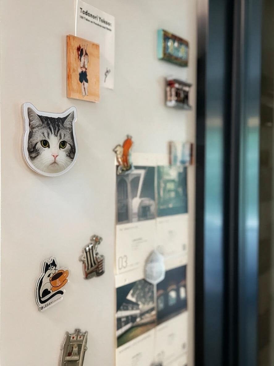 Customer photo review of Custom Pet Portrait Magnet