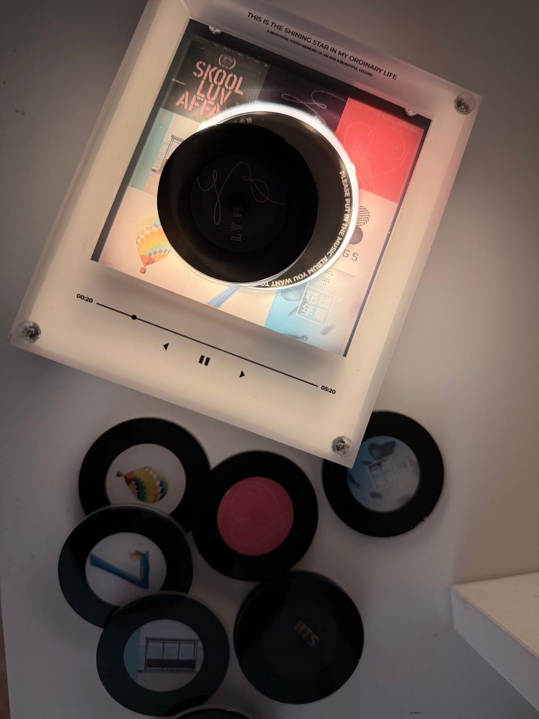 Customer photo review of Vinilo Bangtan
