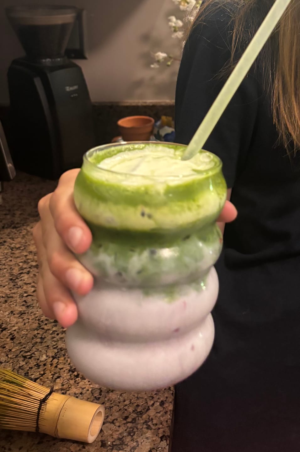 Customer photo review of Washimine Ceremonial Matcha Tea