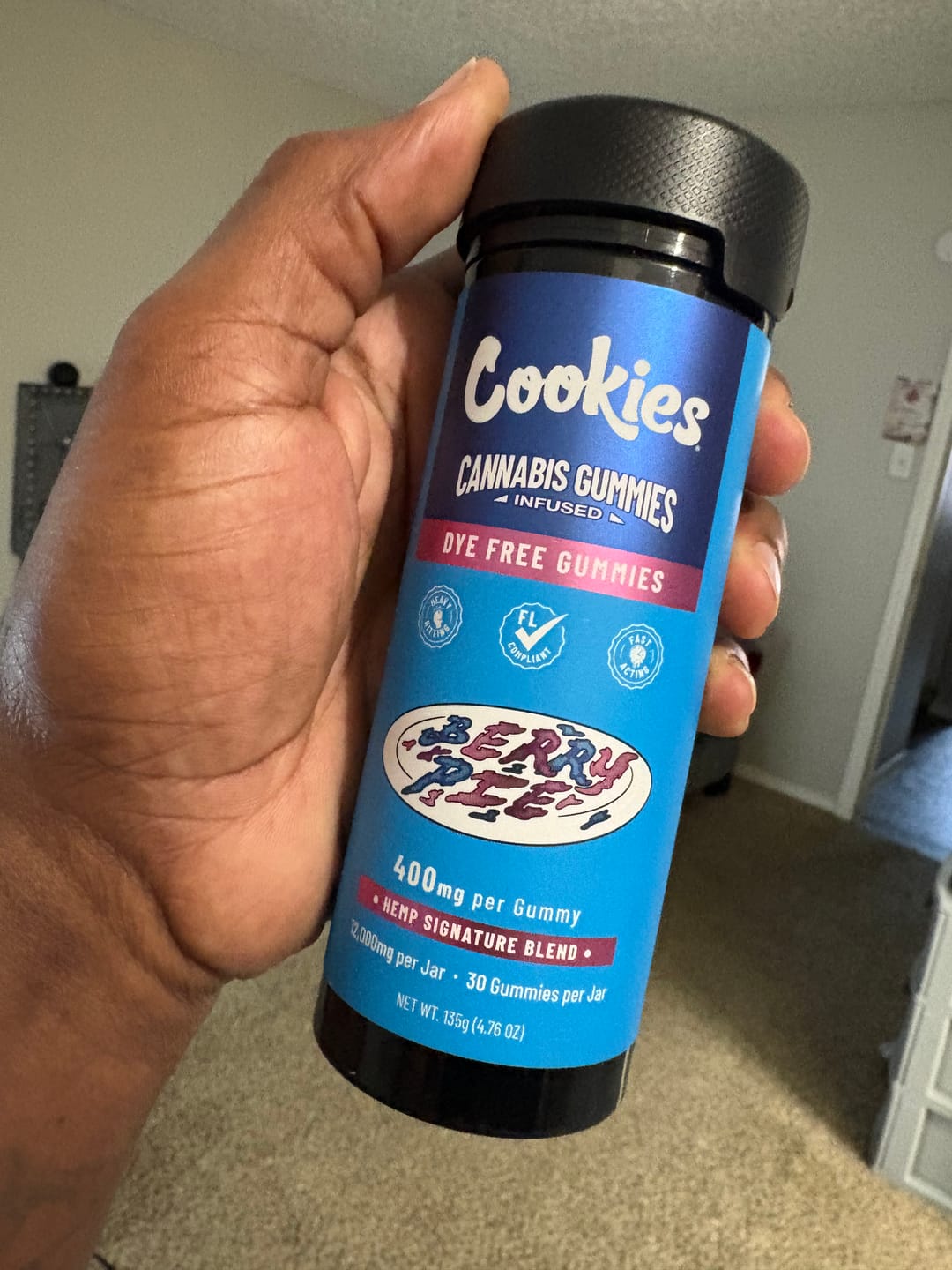 Customer photo review of Cookies Delta 9 THC Gummies 30ct | 12,000mg Total