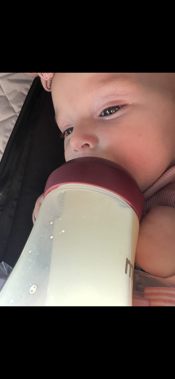 Customer photo review of (Build Your Own) The One Baby Bottle (Twin Pack)