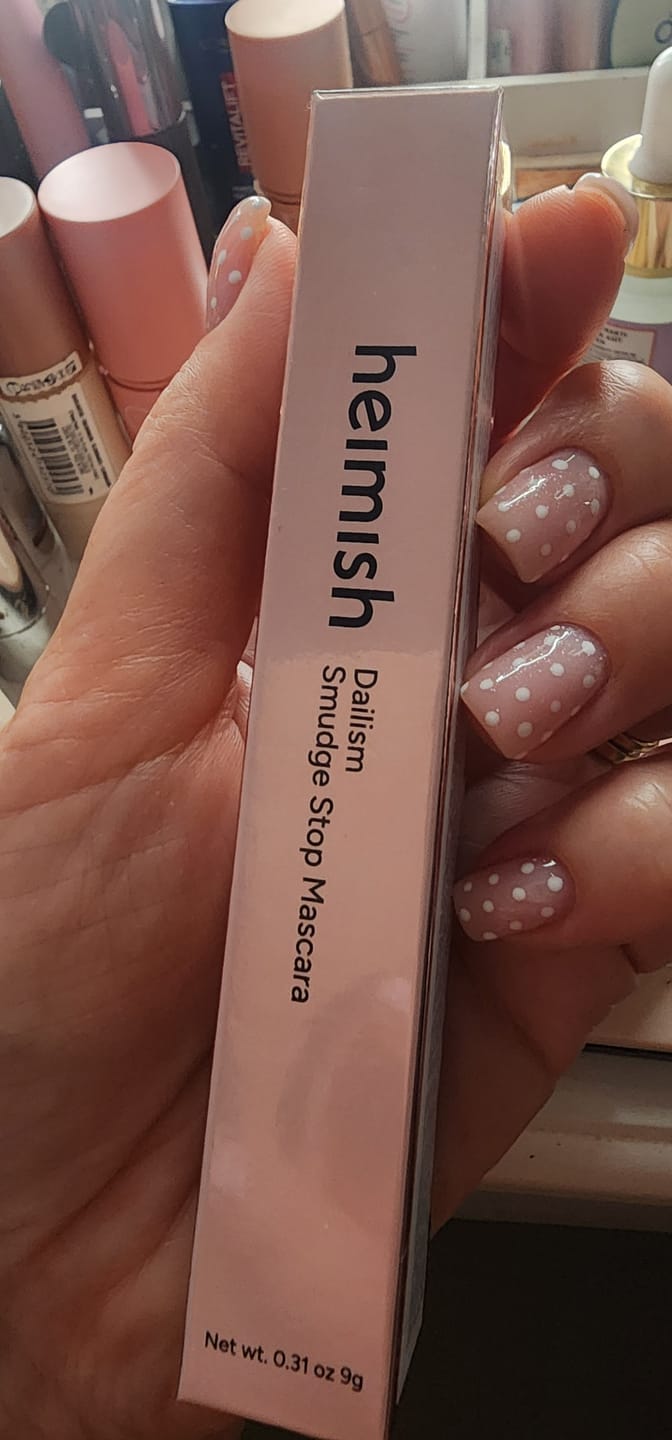 Customer photo review of Pagarinoša skropstu tuša Heimish Dailism Smudge Stop Mascara
