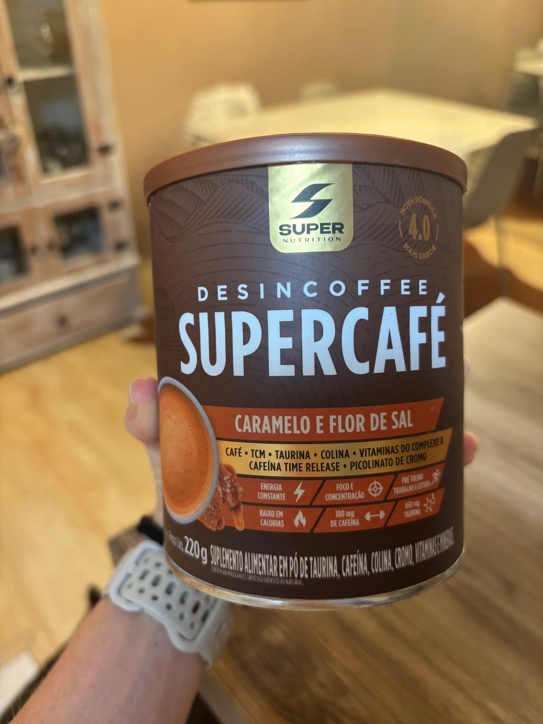 Customer photo review of Supercafé Caramelo Flor Sal