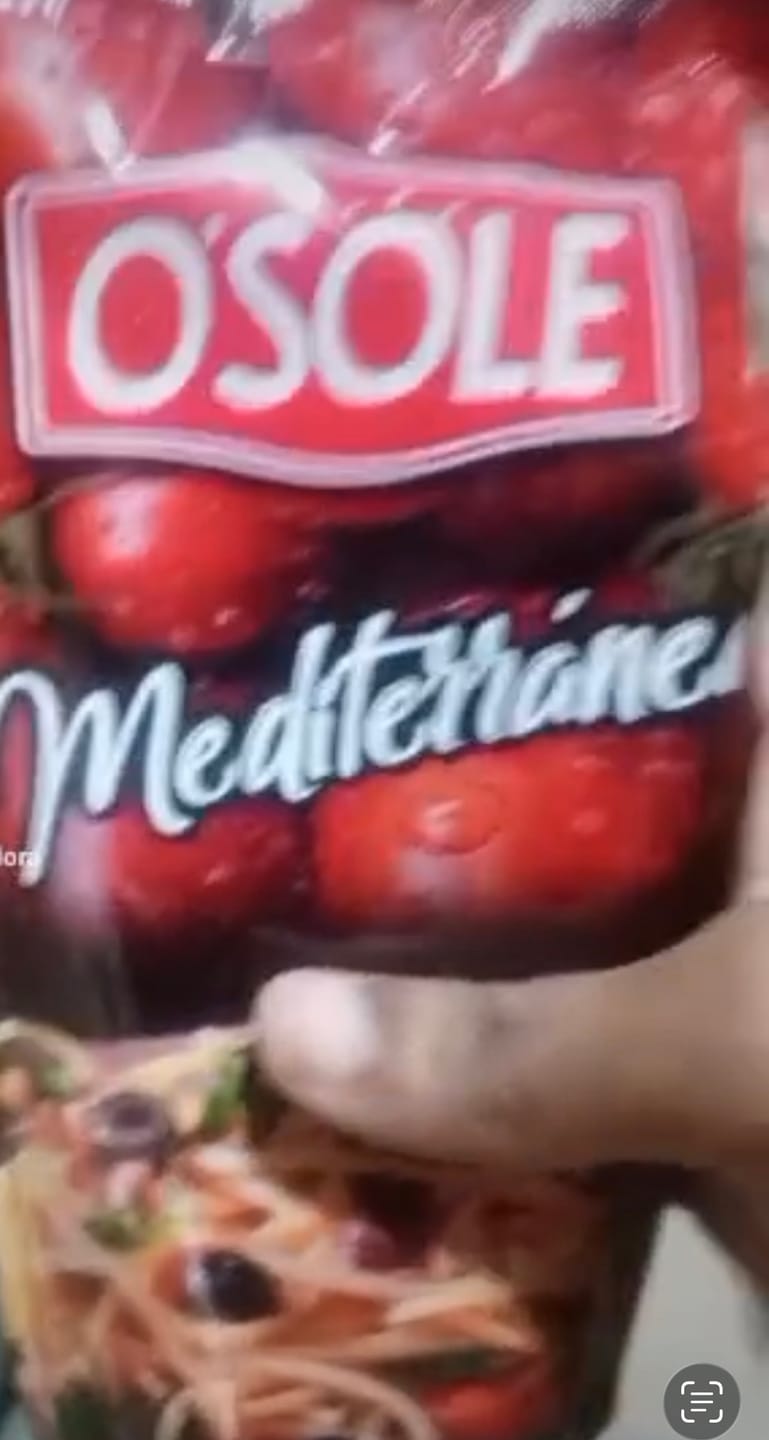 Customer photo review of Salsa O´SOLE Mediterranea para Pastas - 340gr