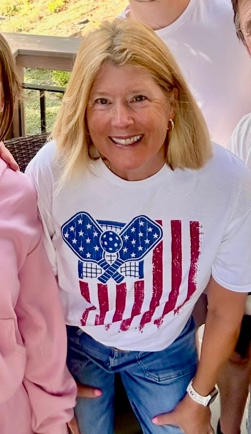Customer photo review of Patriot Pickleball Flag T-Shirt