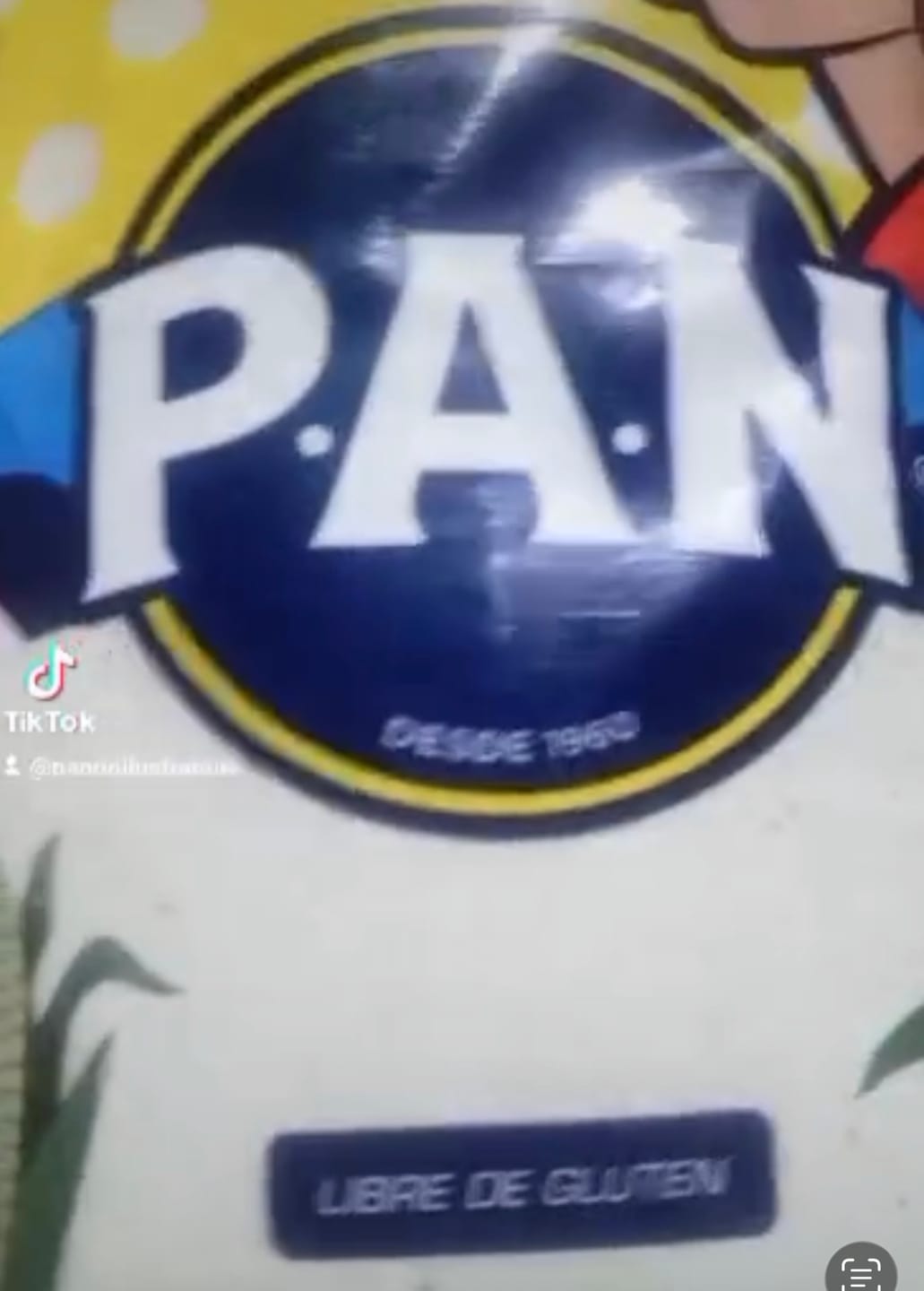 Customer photo review of Harina de maíz P.A.N - 1kg