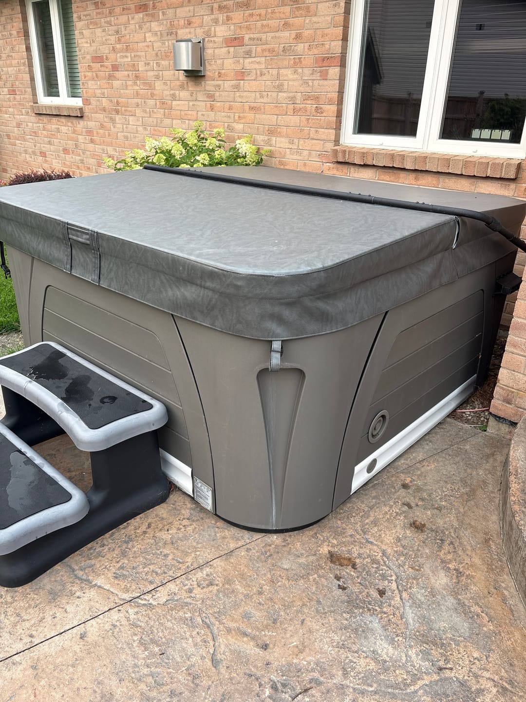 Customer photo review of Custom Spa Cover