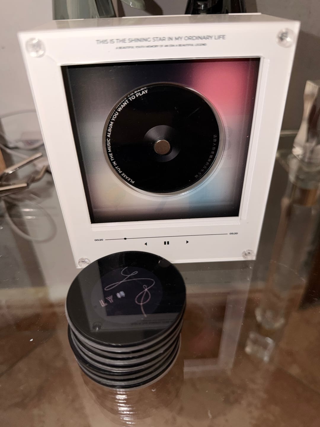 Customer photo review of Vinilo Bangtan