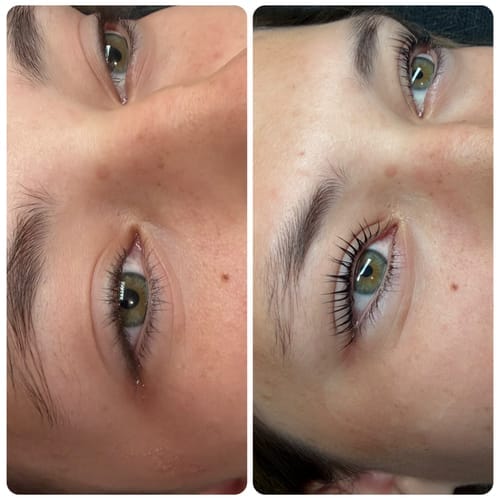 Customer photo review of Cysteamine Brow & Lash Lamination Kit - Step 2 - 15ml