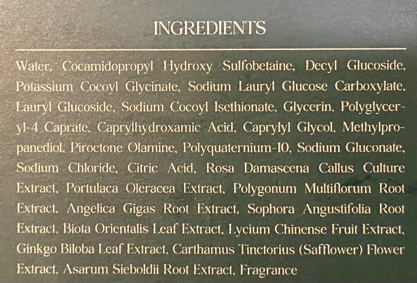 Customer photo review of Rebalancing Shampoo
