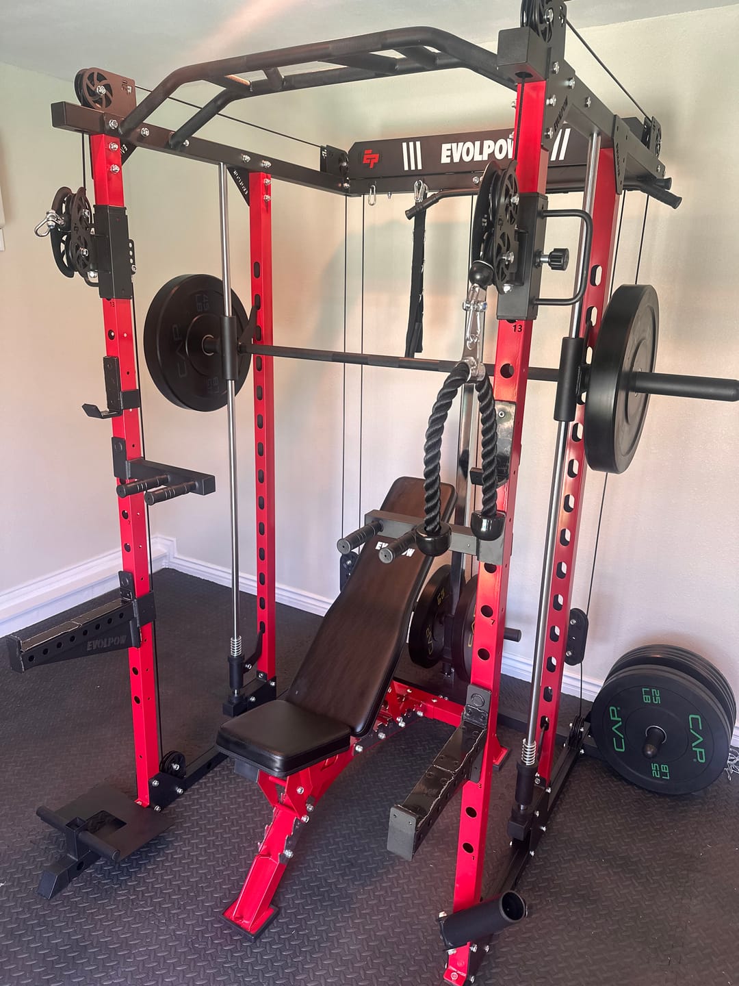 Customer photo review of EVOLPOW M2D Brute All-in-One Smith Machine Home Gym