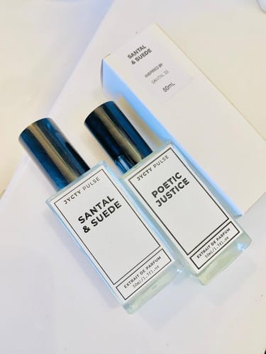 Customer photo review of SANTAL & SUEDE | Inspired by Santal 33