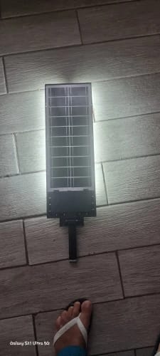 Customer photo review of Lámpara solar