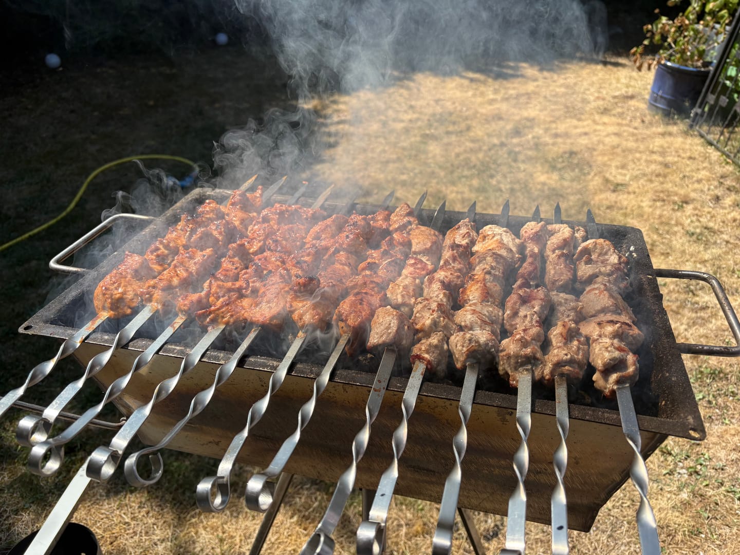 Customer photo review of Schweine-Schaschlik BBQ – süß-rauchige Marinade mit Honig | mySchaschlik
