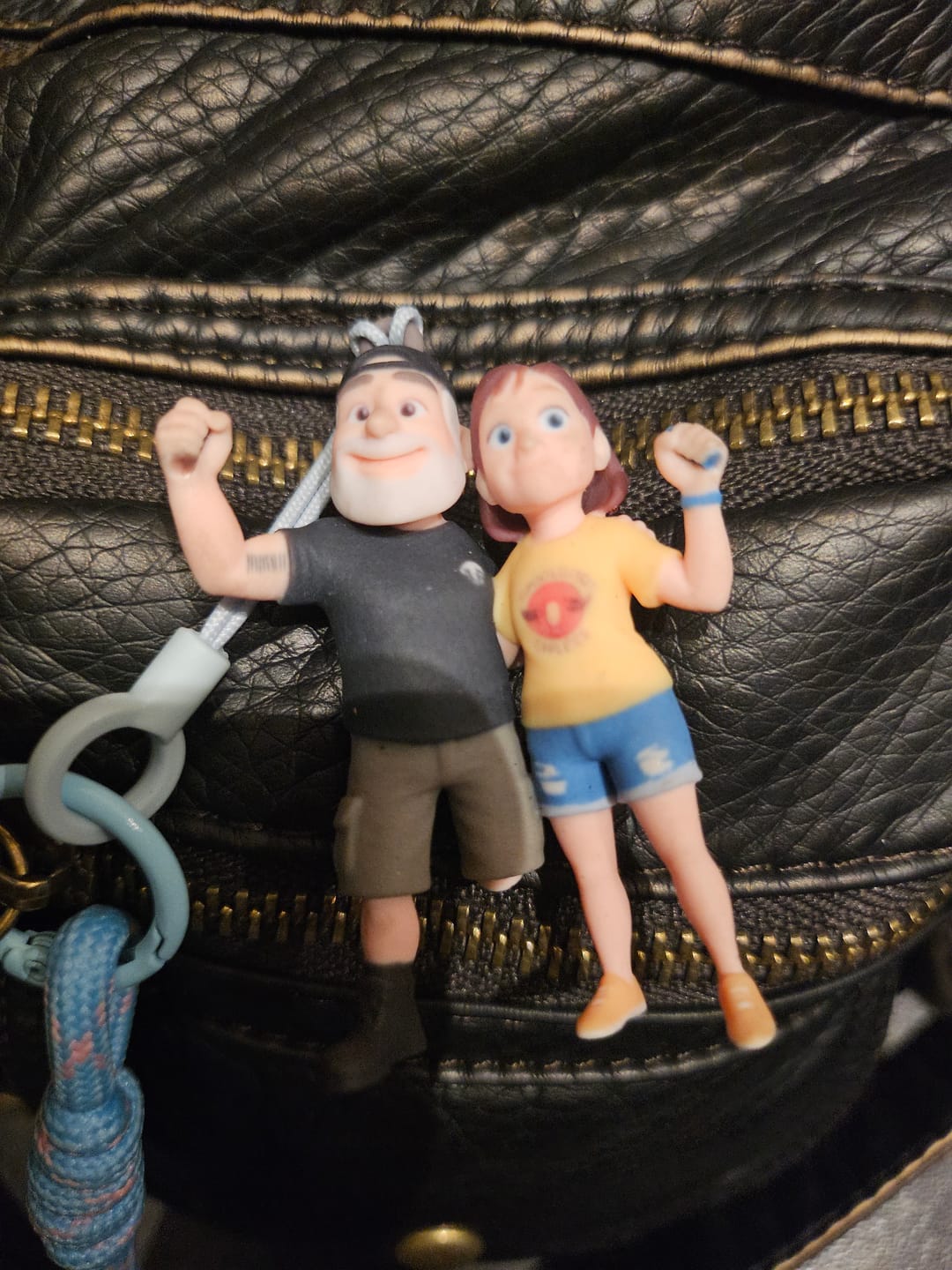 Customer photo review of Custom 3D Figure Keychain - Personalized Bag Charm from Photo