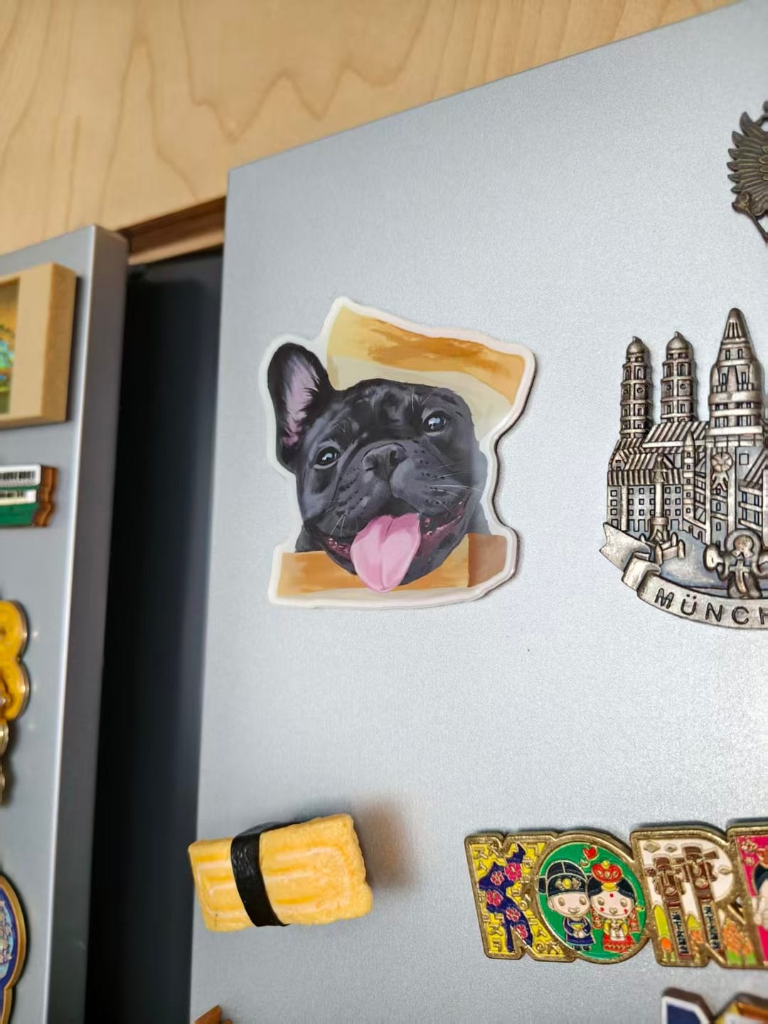 Customer photo review of Custom Pet Portrait Magnet