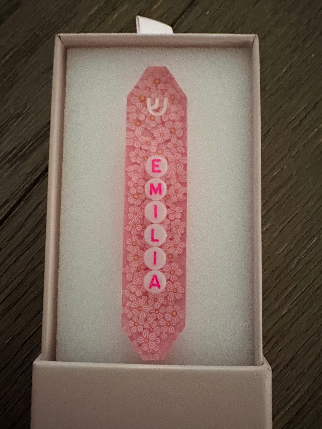 Customer photo review of Build Your Own Mezuzah