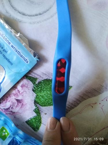 Customer photo review of Bracelet Anti-Moustique ILLOSA