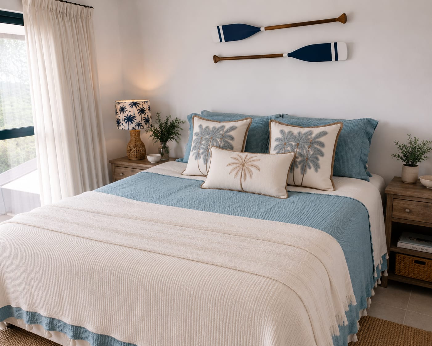 Customer photo review of Serenity Soft Muslin Quilt - Blue