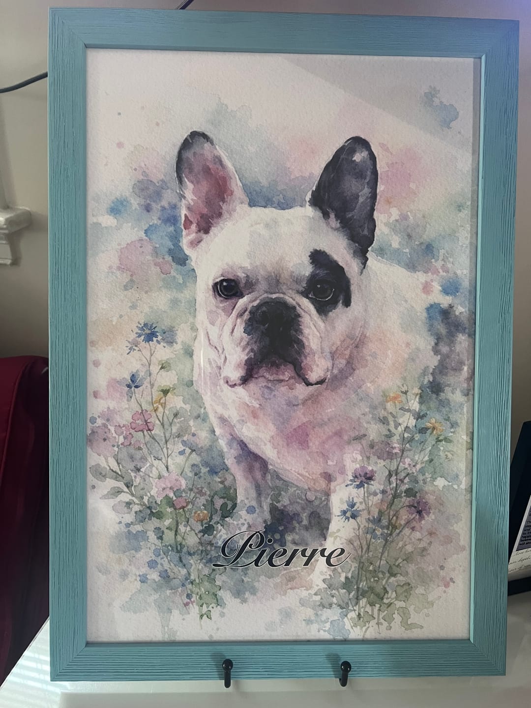 Customer photo review of Watercolor - Personalized Poster