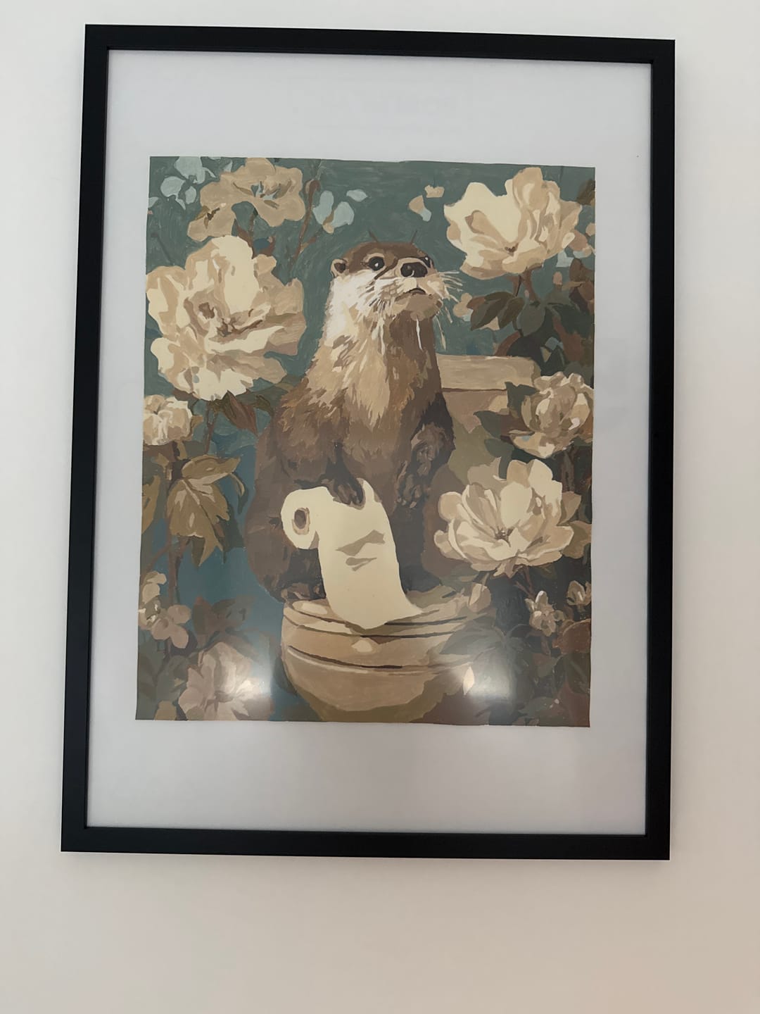 Customer photo review of Malen nach Zahlen - Otter der Helfer