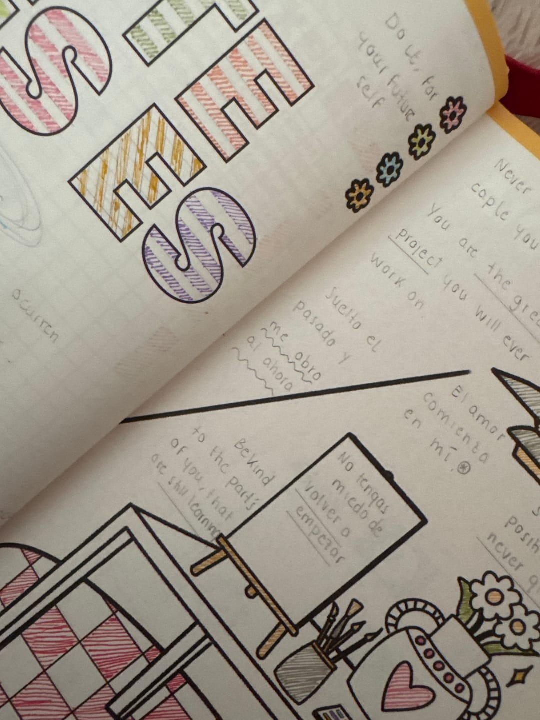 Customer photo review of Feel Good Journal | Portada Mandarina