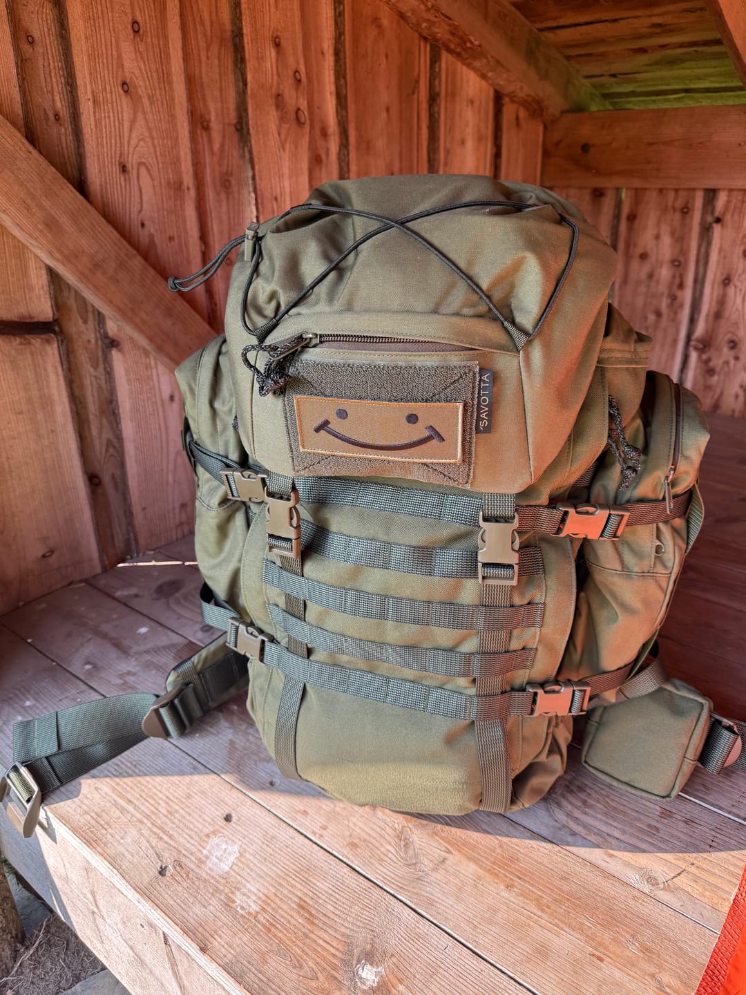 Customer photo review of Kantamus 40L backpack
