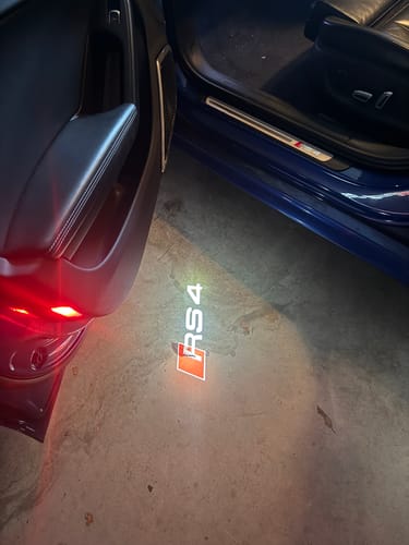 Customer photo review of AUDI DOOR LIGHTS