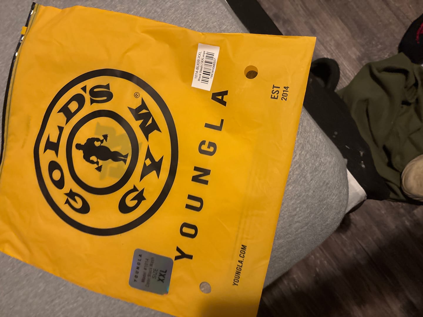 Customer photo review of 1014 - Gold's Iron Legacy Shorts