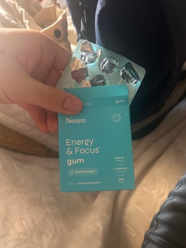Customer photo review of Energy & Focus Gum