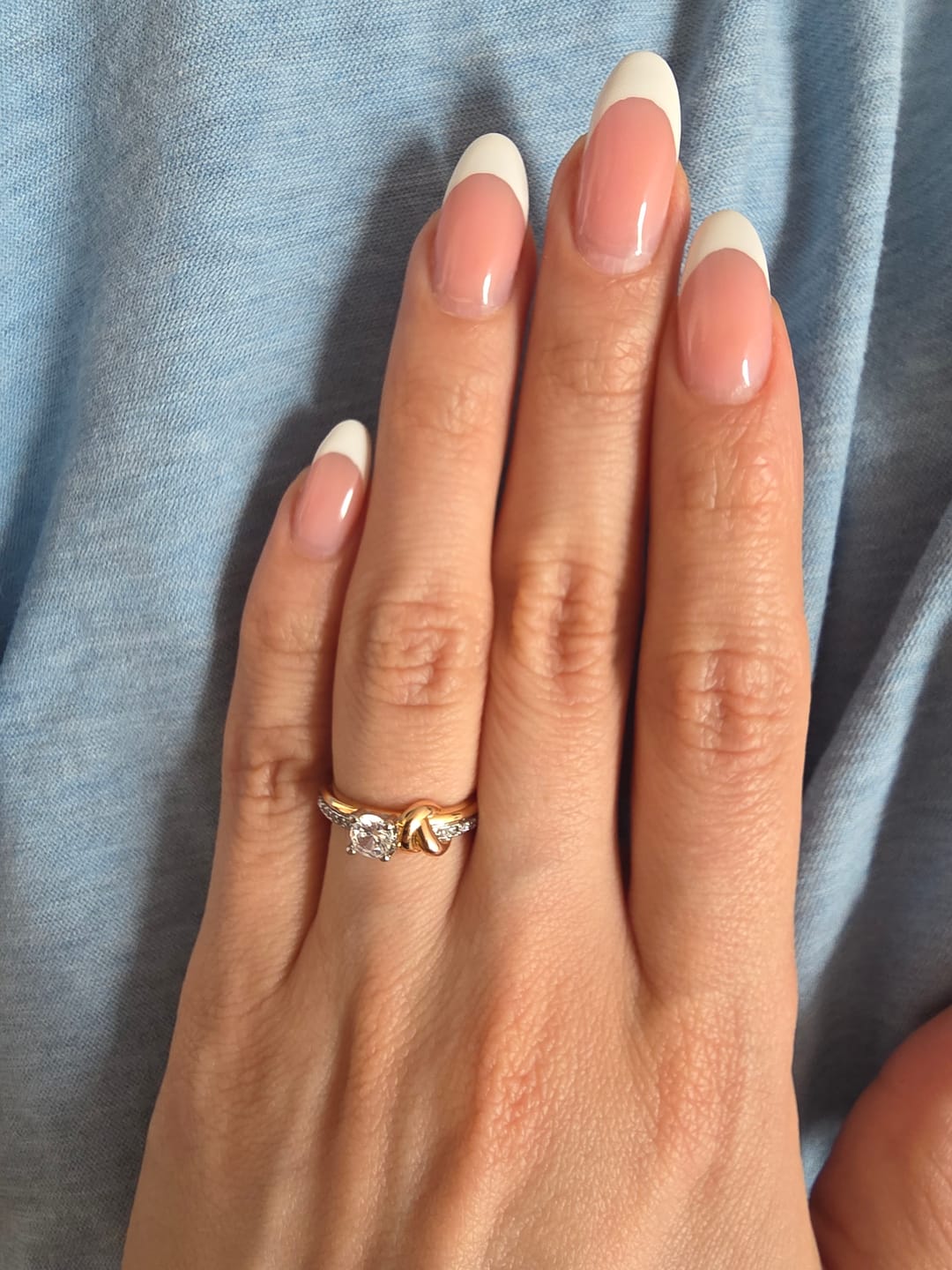 Customer photo review of ANILLO PROMESA CORAZÓN ETERNO CRISTAL SWAROVSKI + KIT DE REGALO