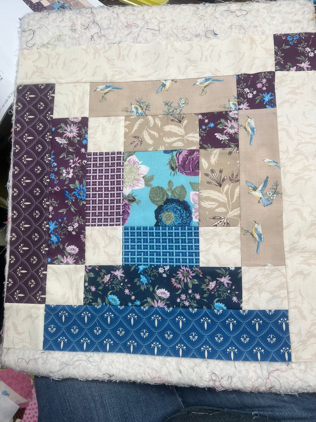Customer photo review of Block Of The Month - Velvet Cascade (108.5" x 108.5")