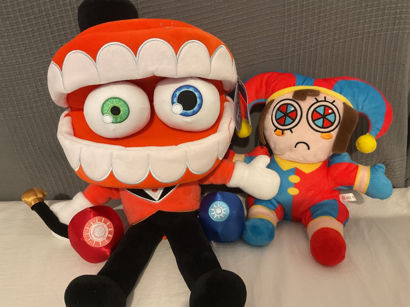 Customer photo review of Caine Puppet Plush