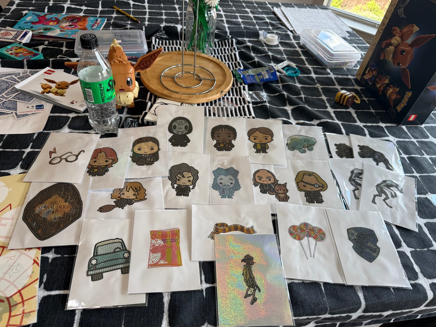 Customer photo review of Harry Potter Crystal Art Sticker Album - Starter Pack
