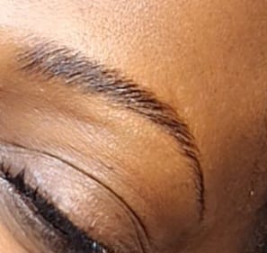 Customer photo review of Cysteamine Brow & Lash Lamination Kit - Step 1 - 15ml