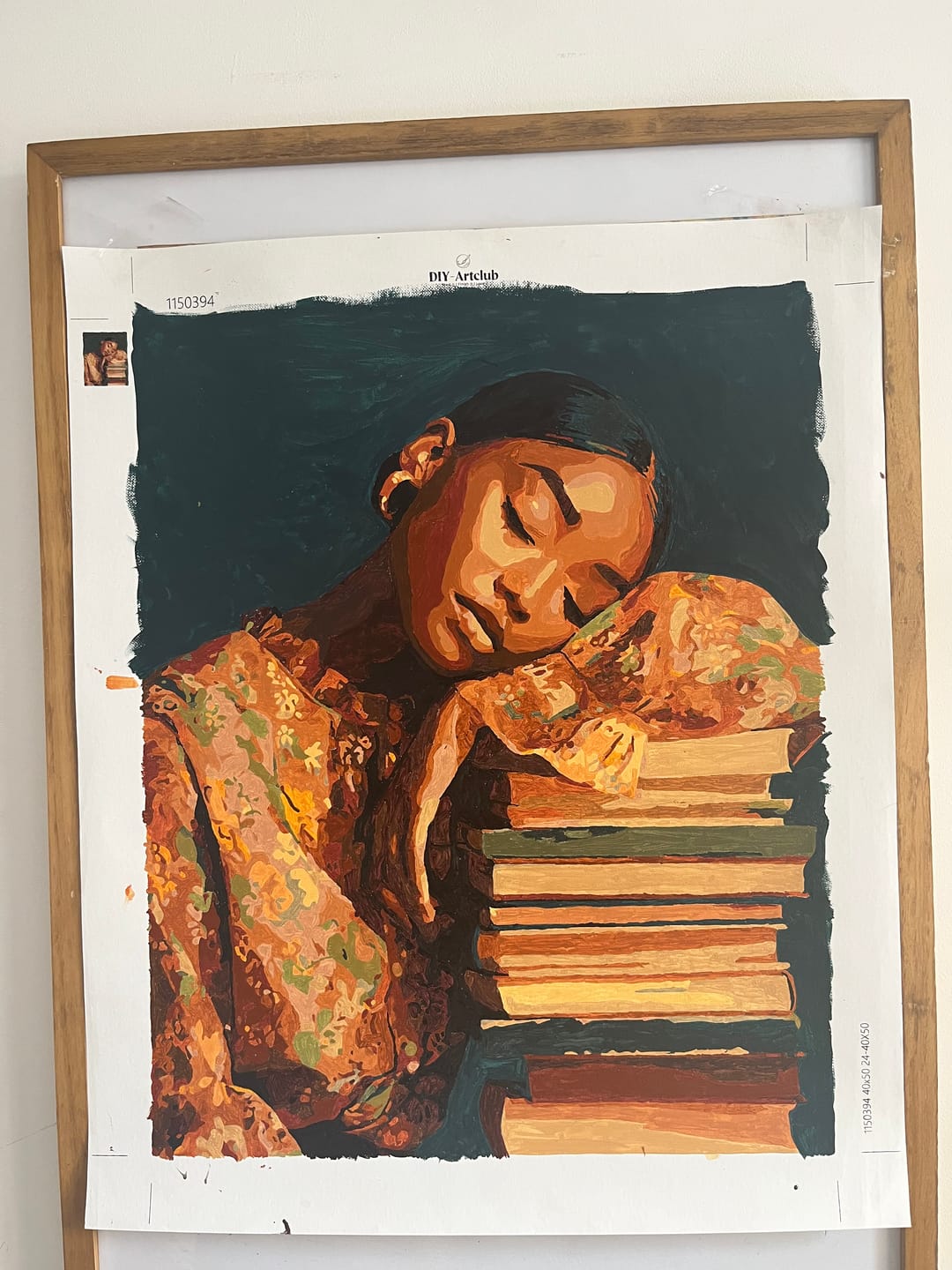 Customer photo review of Sleepy stories | Paint by Number