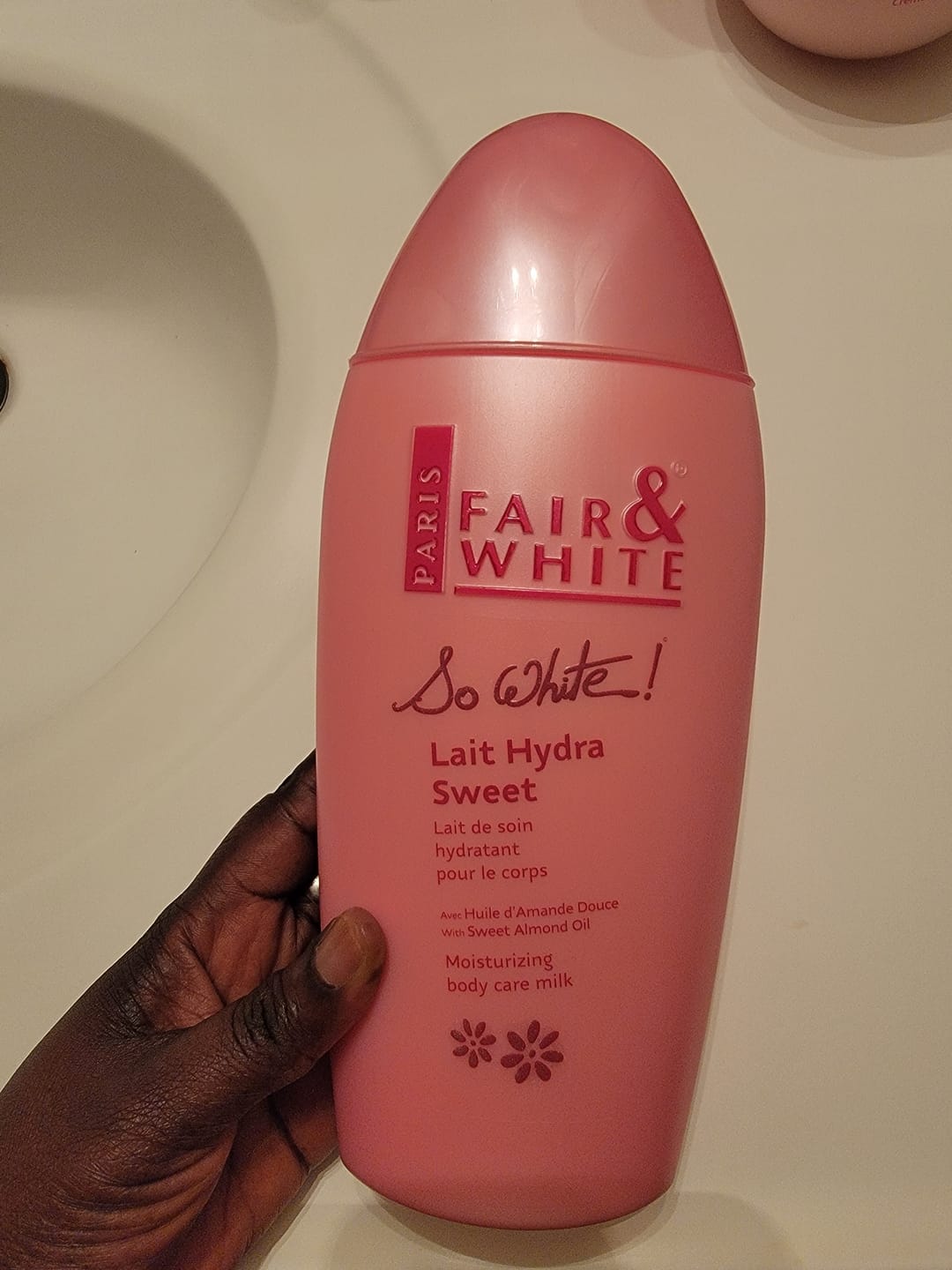 Customer photo review of So White Moisturizing Body Lotion With Almond Oil 500ml