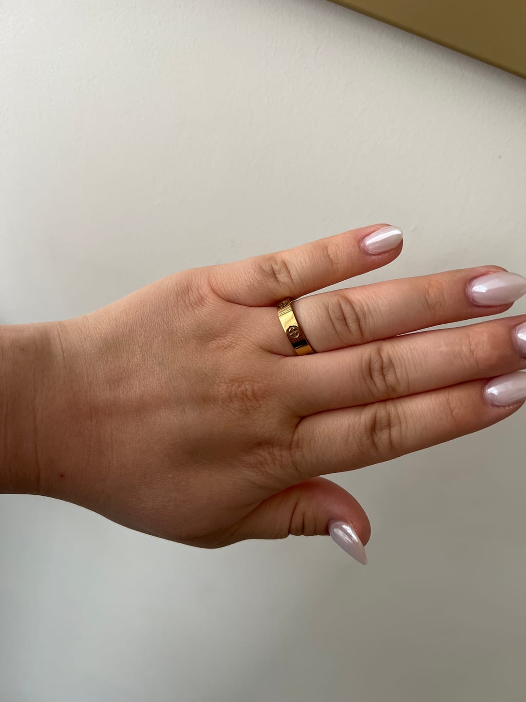 Customer photo review of Timeless Affection Ring 14 Karat vergoldet