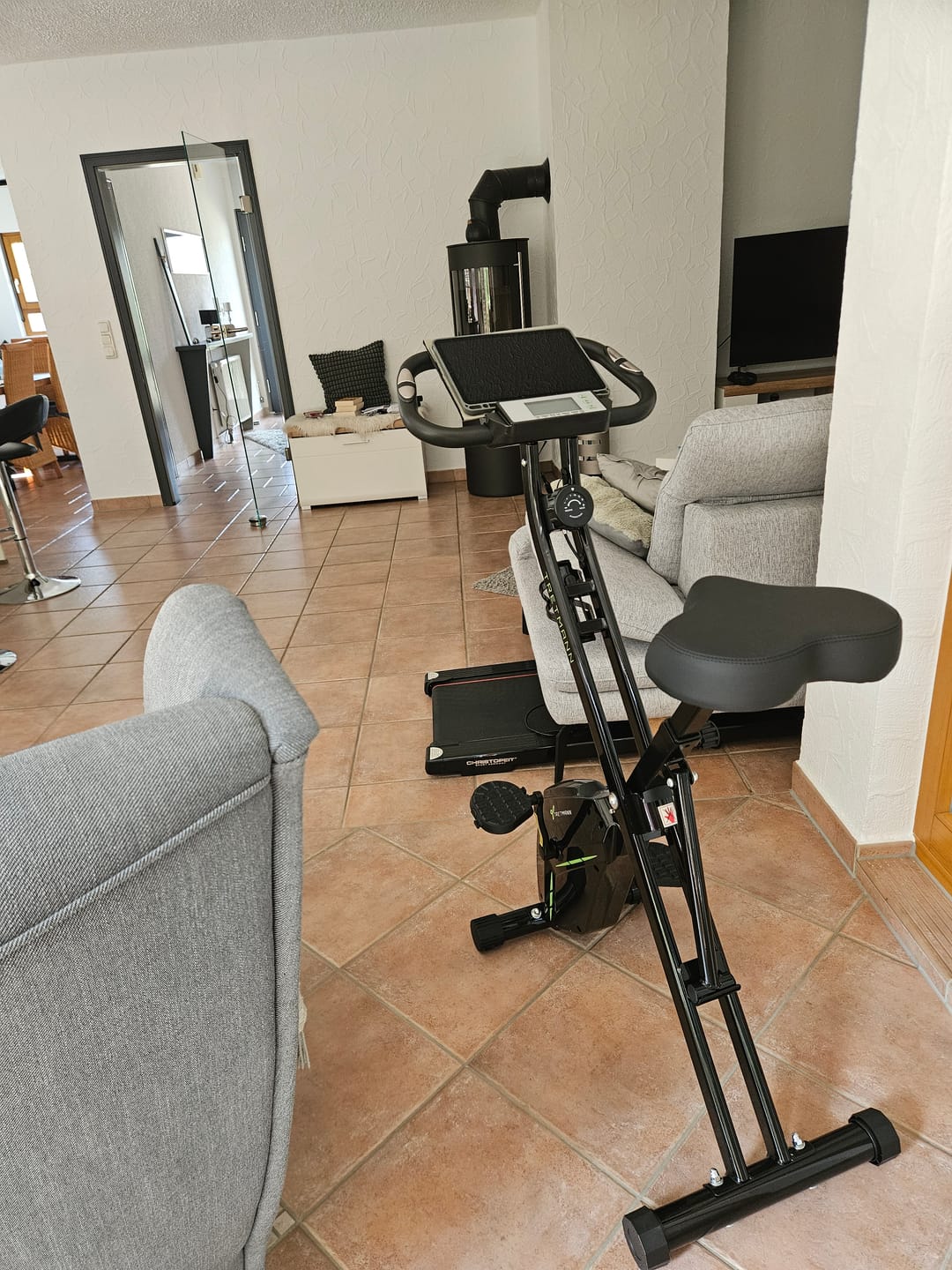 Customer photo review of Tretmann HOME - Klappbarer Heimtrainer
