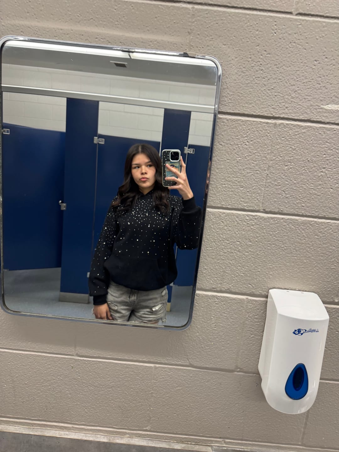 Customer photo review of Aelfric Eden Rhinestone Pullover Hoodie