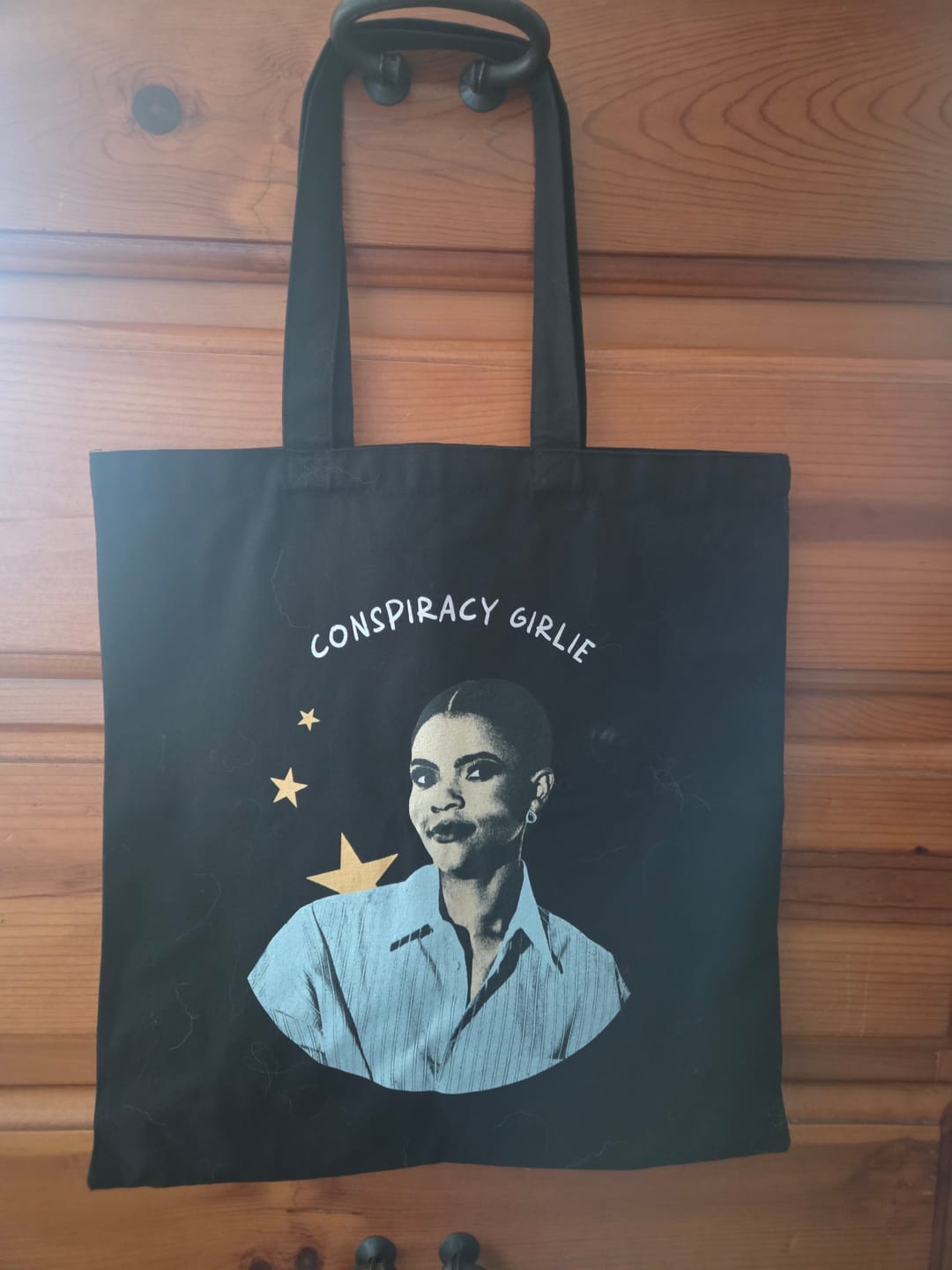 Customer photo review of Conspiracy Girlie Tote Bag